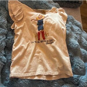 Wrangler Kids Cream Graphic Tee